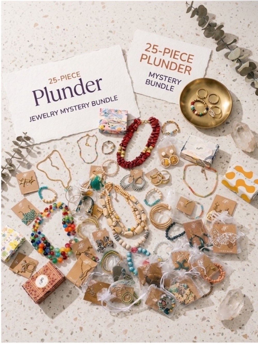25 Piece Plunder Women's Jewelry Mystery Bundle